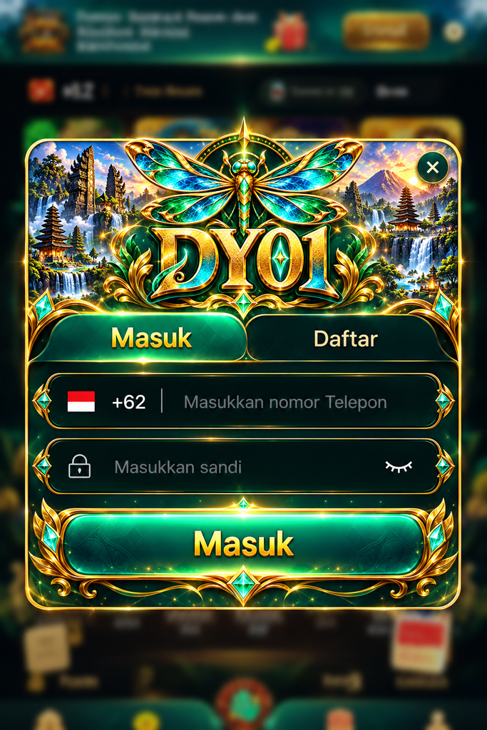 Login DY01 tema capung